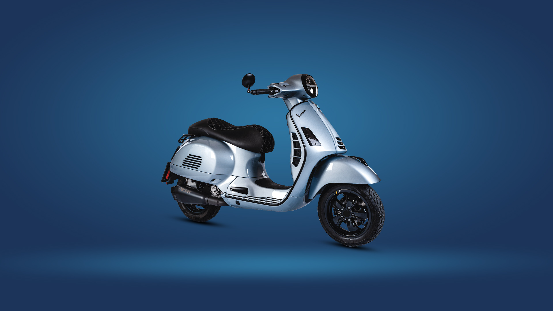 Vespa silber Umbau